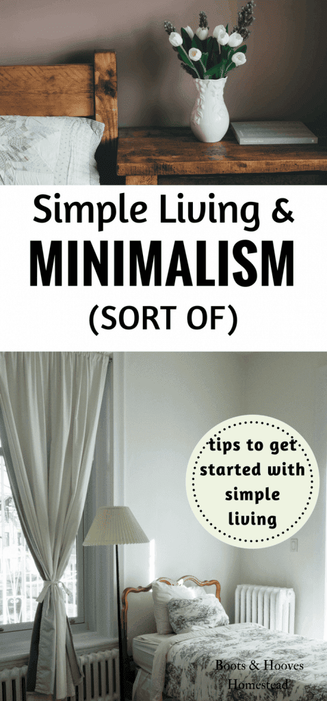 simple living & minimalism (sort of)