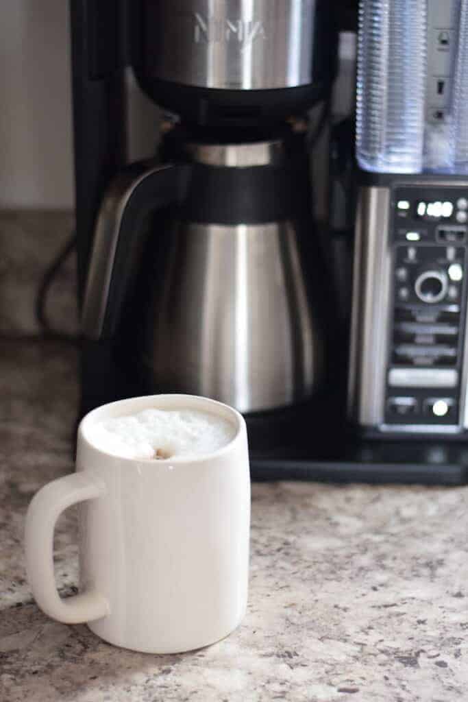 homemade coffee on kitchen countertop