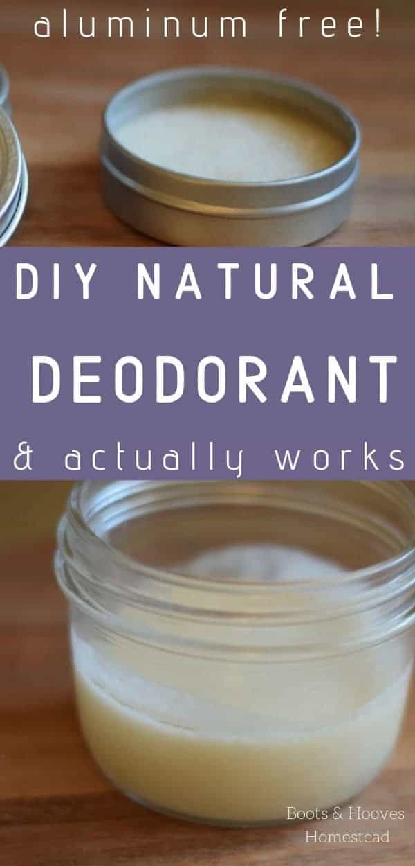 Natural Deodorant that Works - Boots & Hooves Homestead