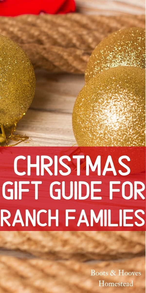 Christmas Gift Guide for Ranch Families Boots & Hooves Homestead