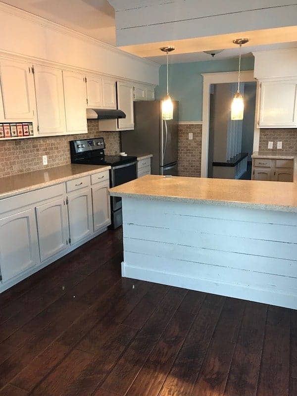 View of the kitchen in the ranch home