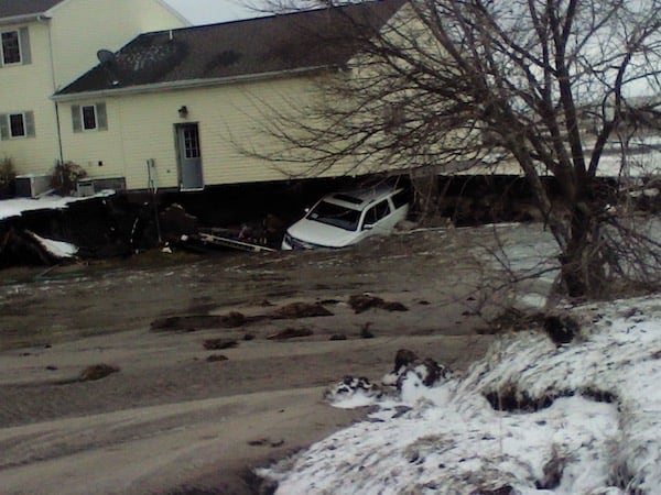 Nebraska flooding destroyed home