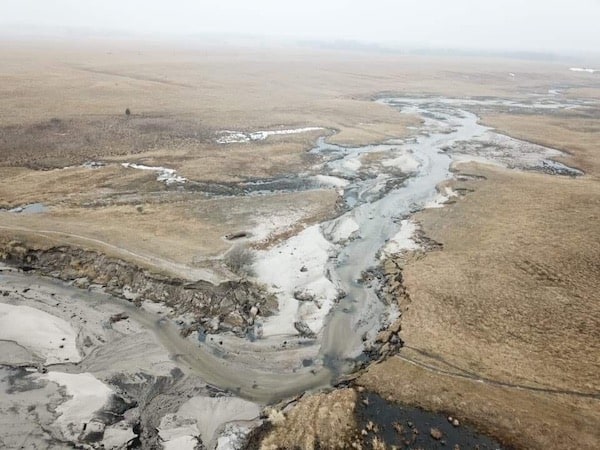 image of the dam break on the ranch 