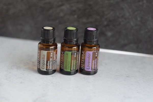 essential oil bottles