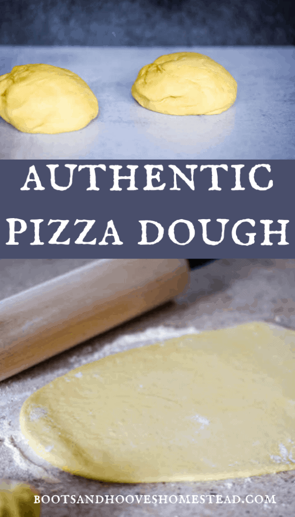 Authentic Italian Pizza Dough Recipe - Boots & Hooves Homestead