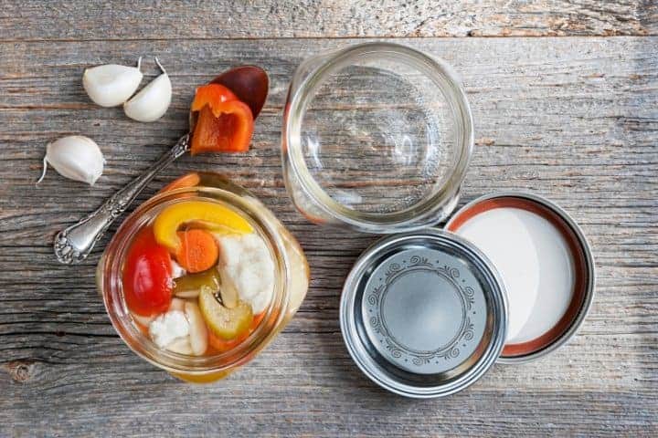 canning and preserving vegetables