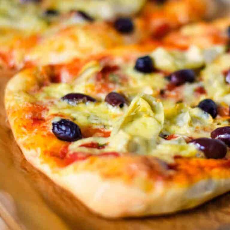 Olive & Artichoke Pizza