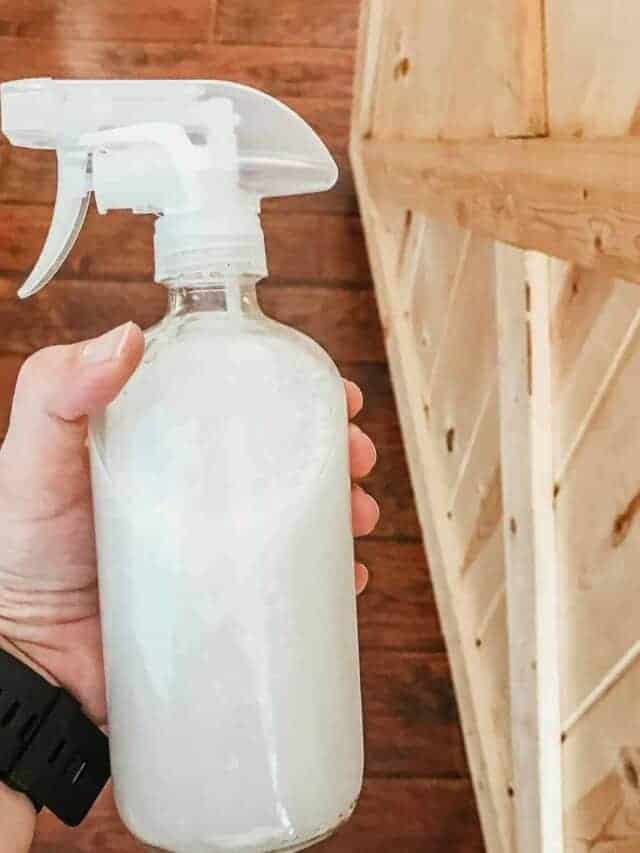 spray bottle with conditioner
