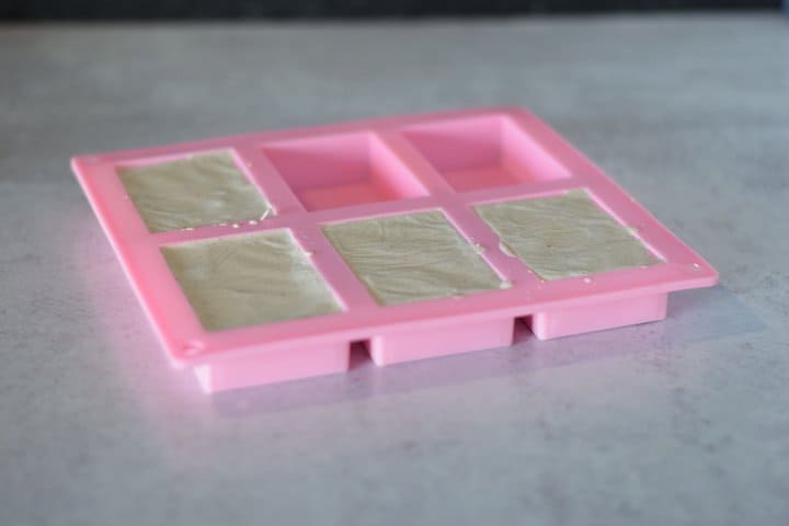 soap bars in a mold