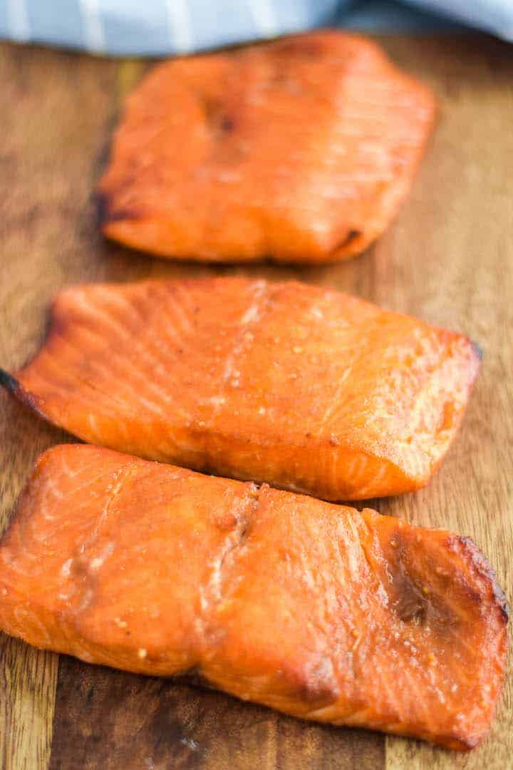 Ninja Foodi Salmon with Marinade - Boots & Hooves Homestead