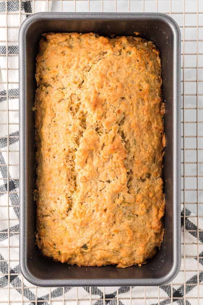 Green Onion Cheddar Beer Bread - Boots & Hooves Homestead