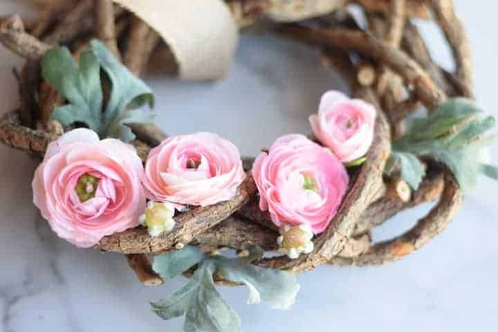 Homemade Spring Wreath