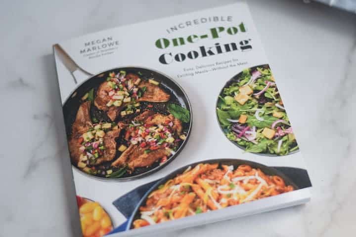 book cover for the “Incredible One-Pot Cooking” cookbook