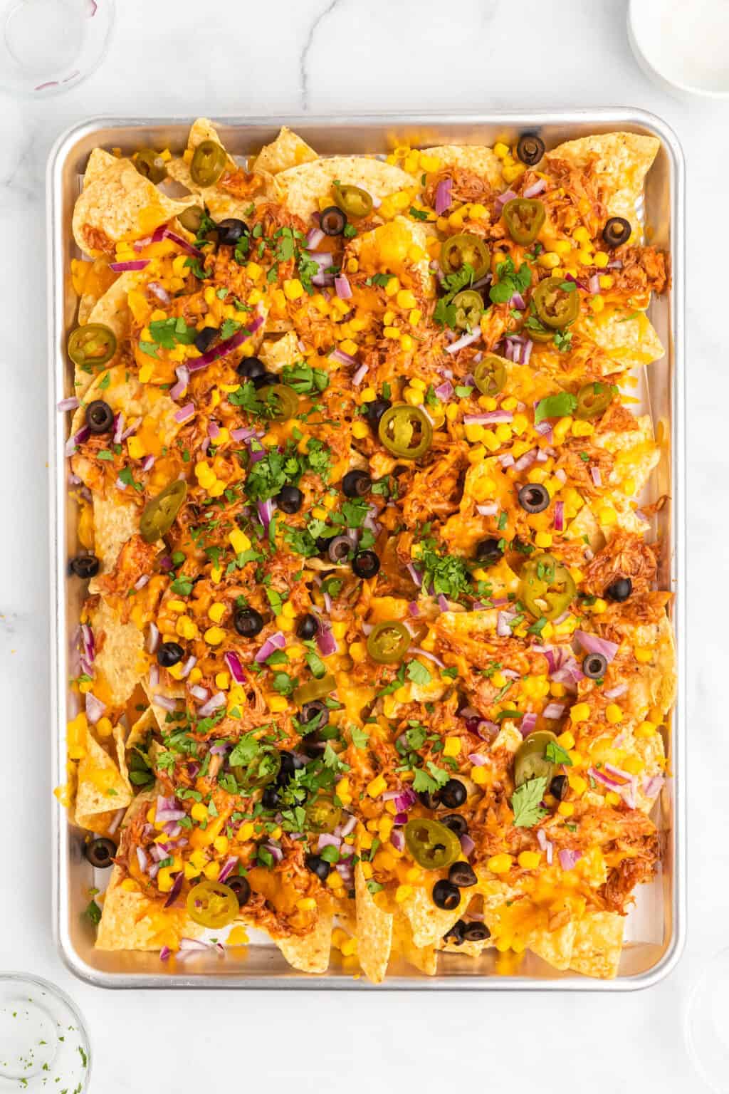 BBQ Chicken Nachos - Boots & Hooves Homestead