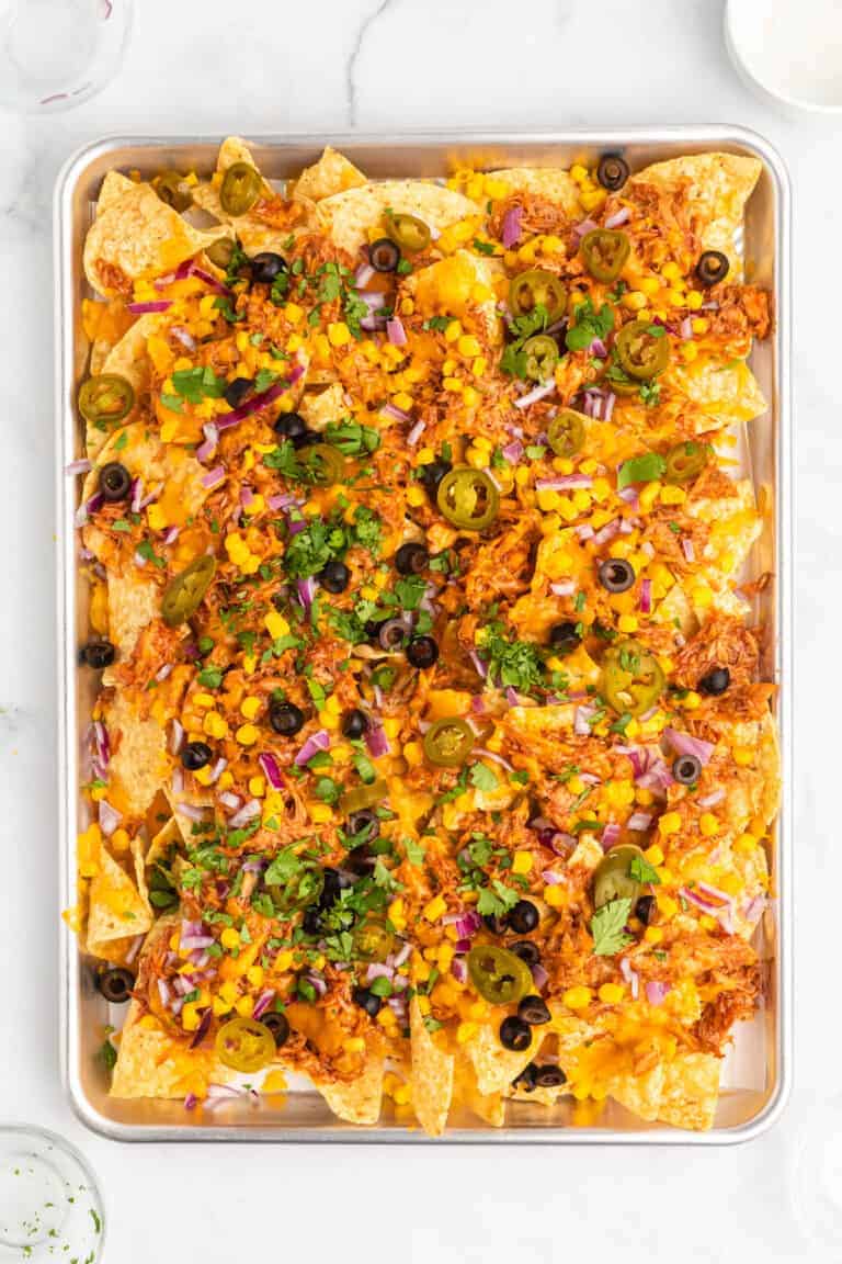 BBQ Chicken Nachos - Boots & Hooves Homestead