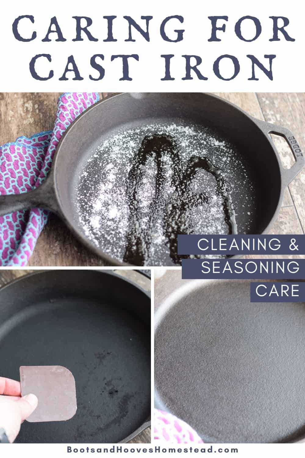 Taking Care of Cast Iron - Boots & Hooves Homestead