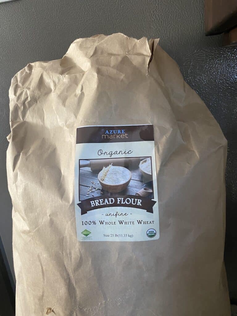 25 pound bulk bag of flour