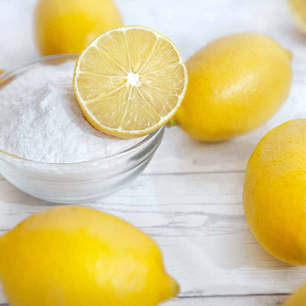 lemons on a table top