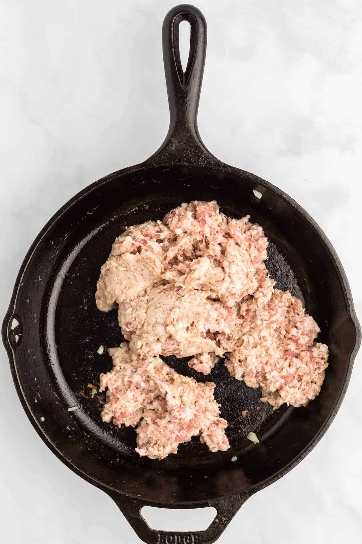 Traeger Smoked Breakfast Skillet with Sausage - Boots & Hooves Homestead