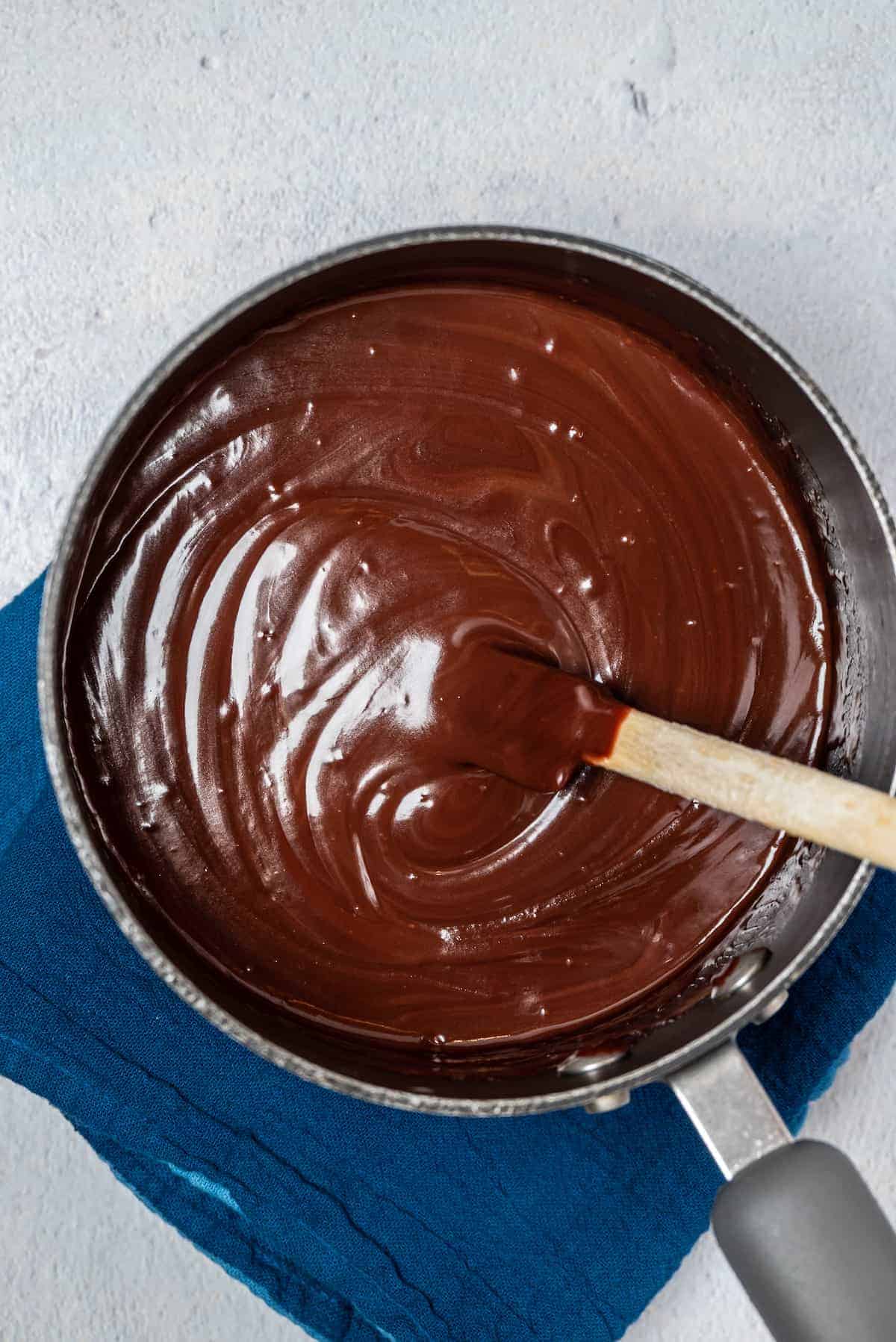 creating a chocolate ganache 