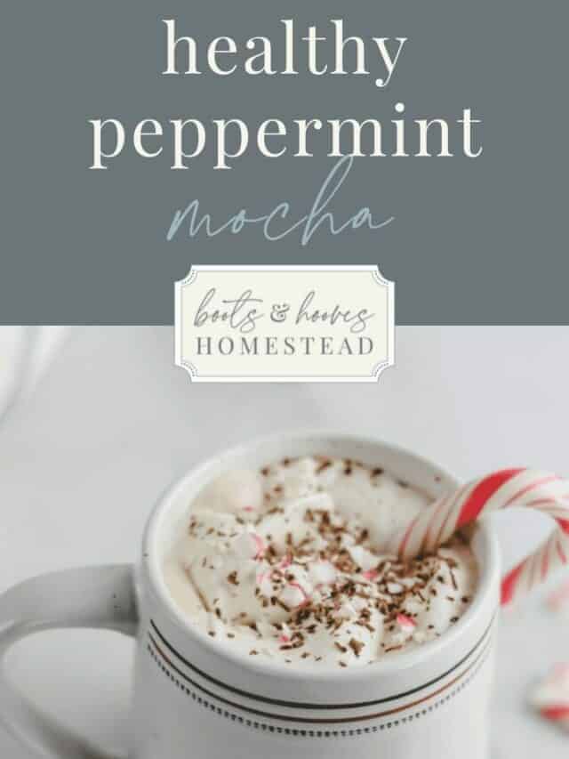 how to make a healthy peppermint mocha