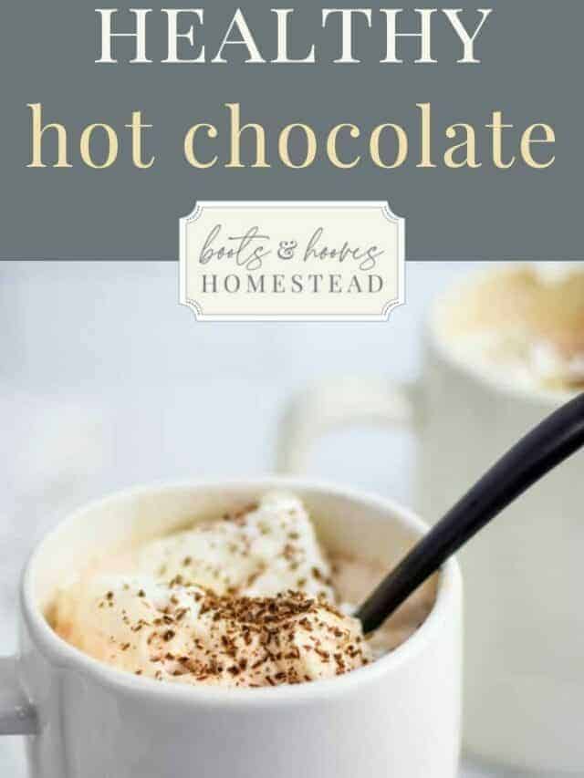 how to make a healthy hot chocolate
