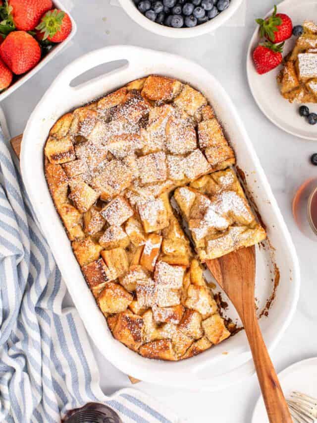 Overnight French Toast Casserole Recipe