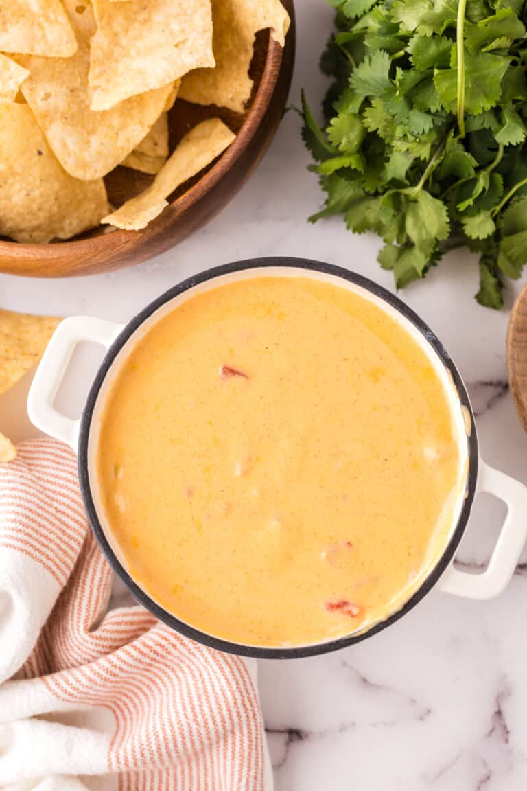 Easy Homemade Spicy Queso Dip Recipe with Real Cheese