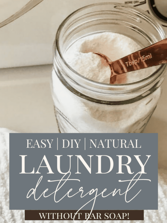 DIY Laundry Detergent Recipe